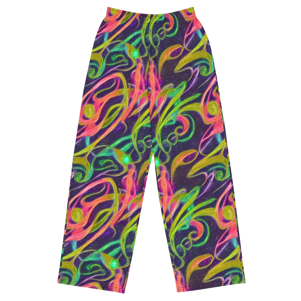 Starlight Serpent on Wide-Leg Pants — Front