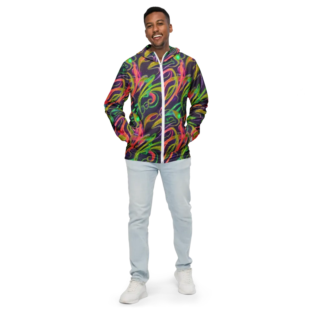 Starlight Serpent on Men's Windbreaker — Front