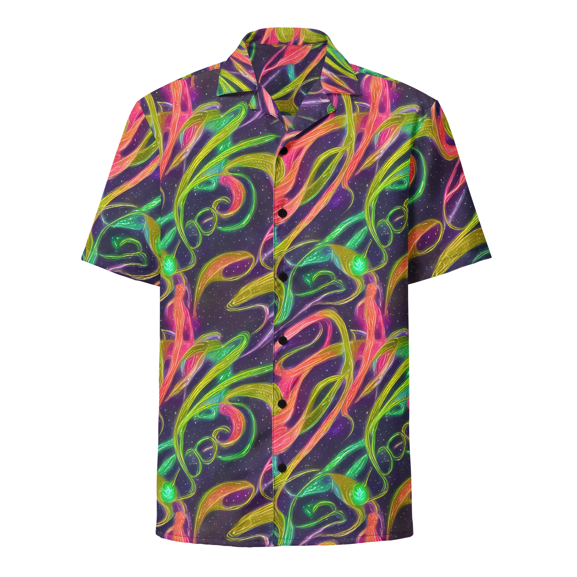Starlight Serpent on Button Shirt — Front