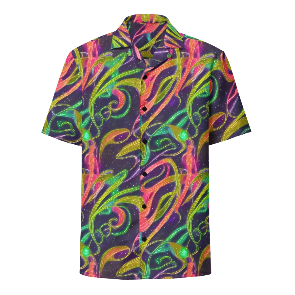Starlight Serpent on Button Shirt — Front