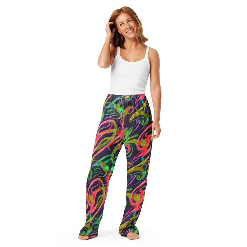Starlight Serpent on Women's Pajama Pants — Front