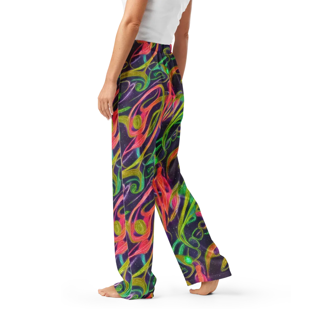 Starlight Serpent on Women's Pajama Pants — Left
