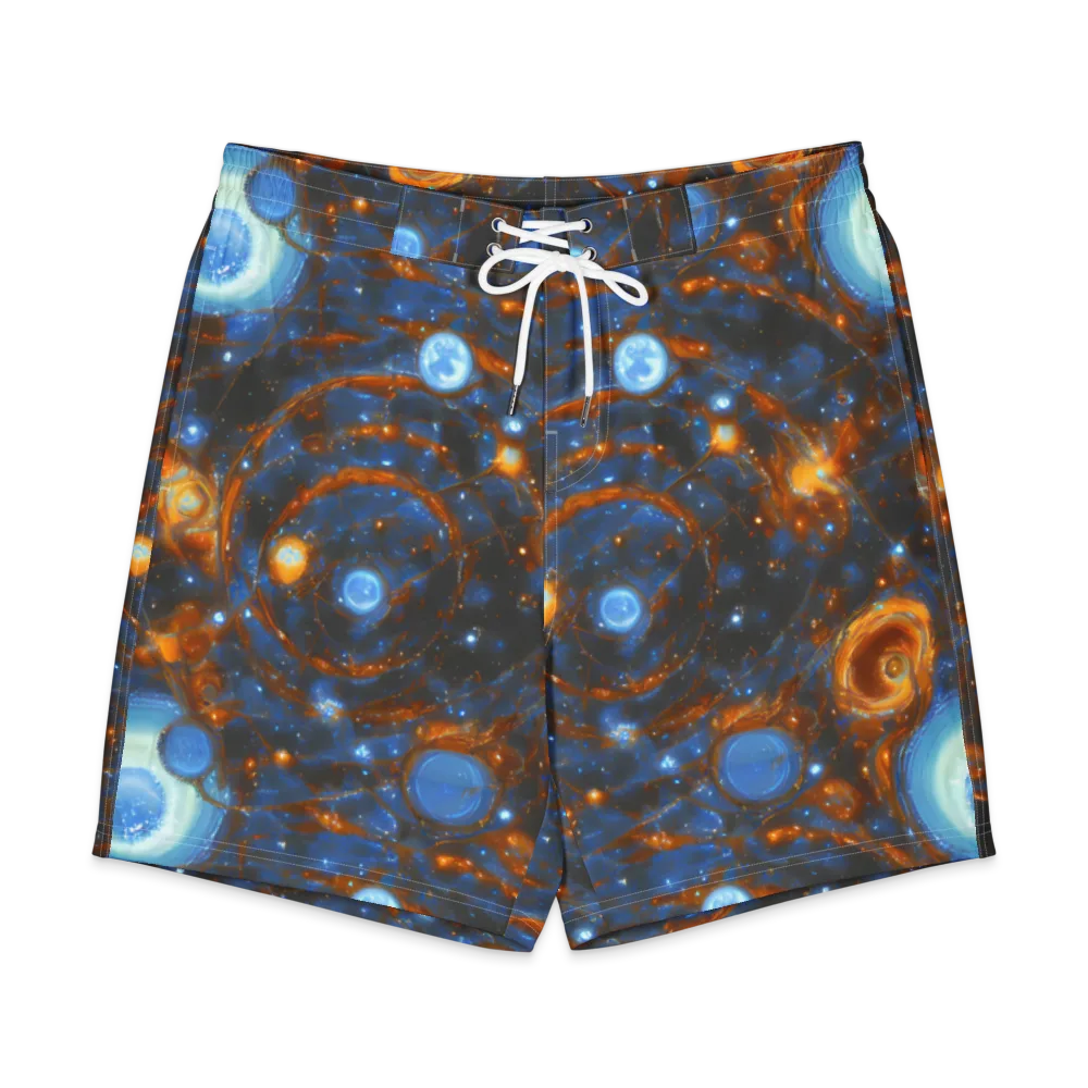 Azure Event Horizon on Men's Board Shorts — Front
