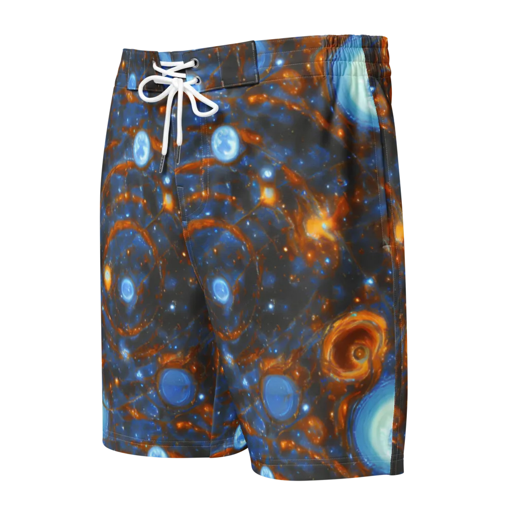 Azure Event Horizon on Men's Board Shorts — Front