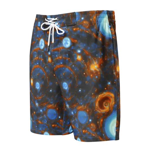 Azure Event Horizon on a Men's Board Shorts