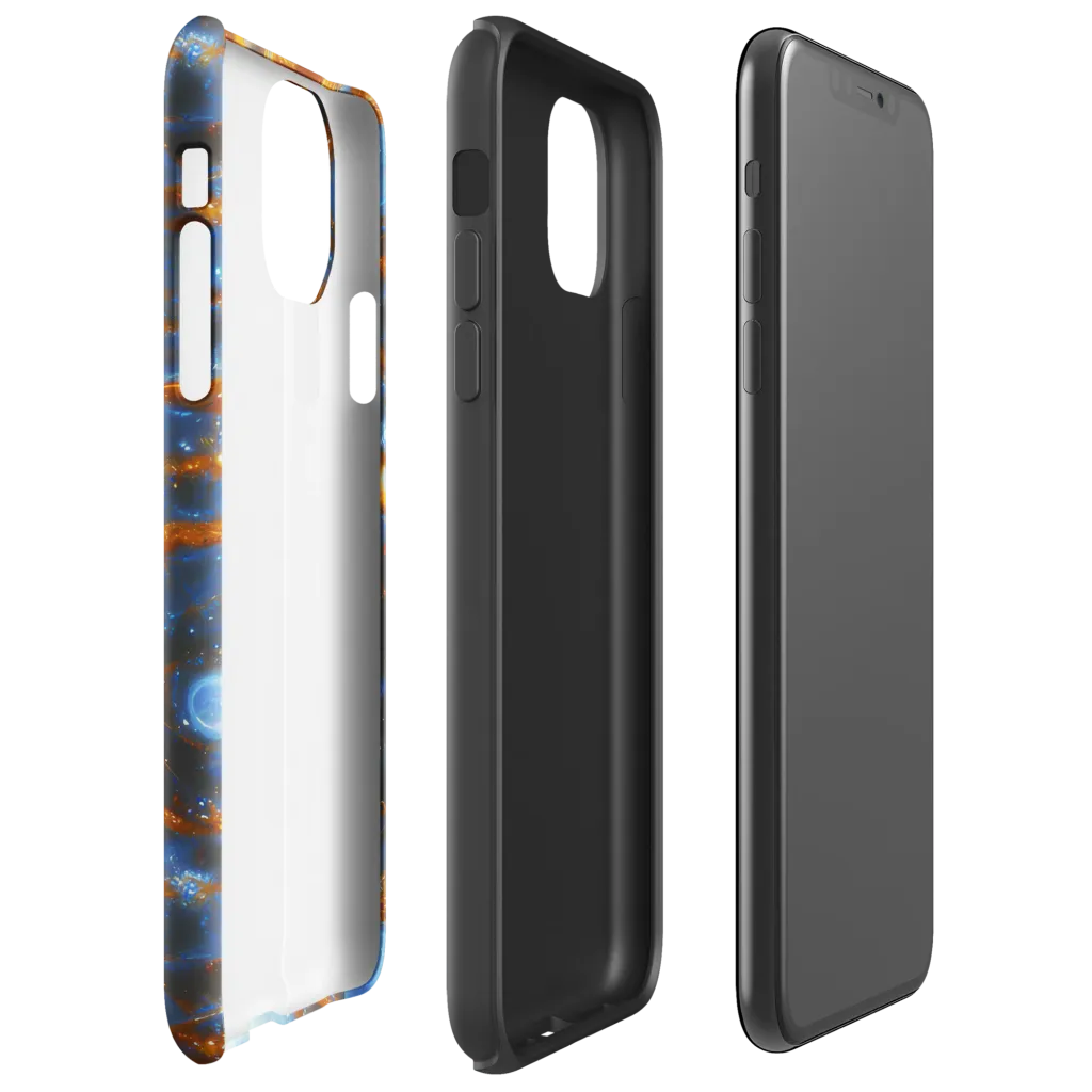 Azure Event Horizon on Tough Case for iPhone® — Right