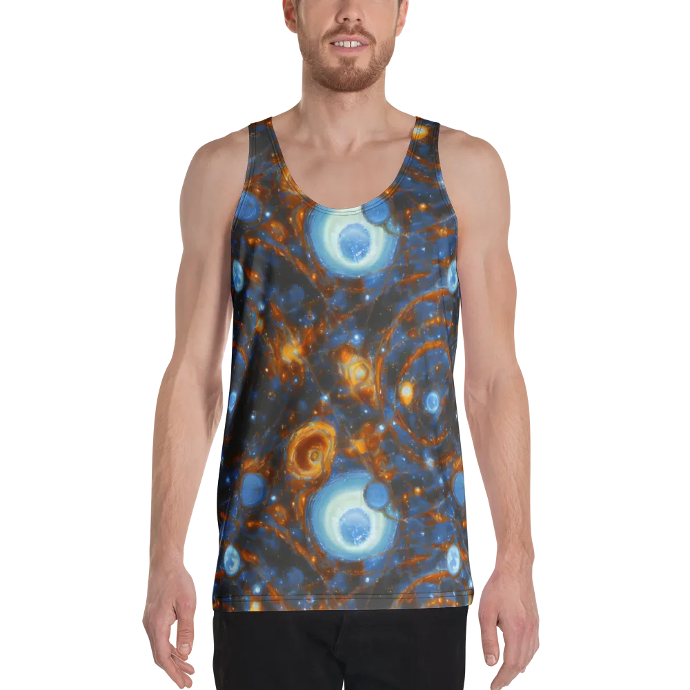 Azure Event Horizon on Men's Tank Top — Front