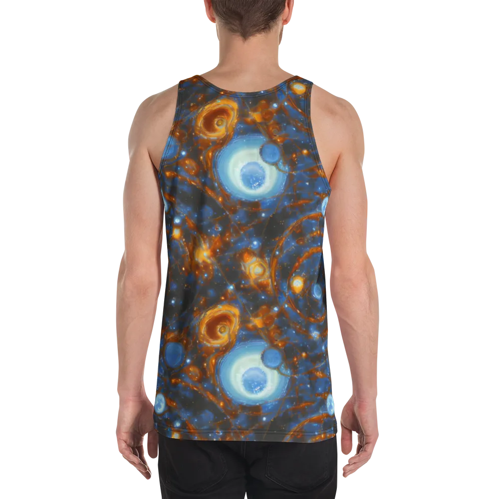 Azure Event Horizon on Men's Tank Top — Back