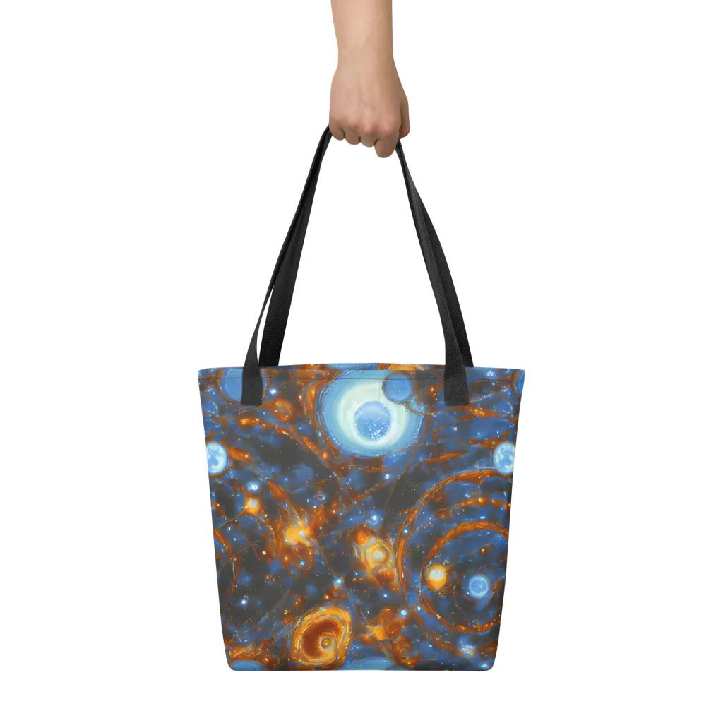 Azure Event Horizon on Tote Bag — Front
