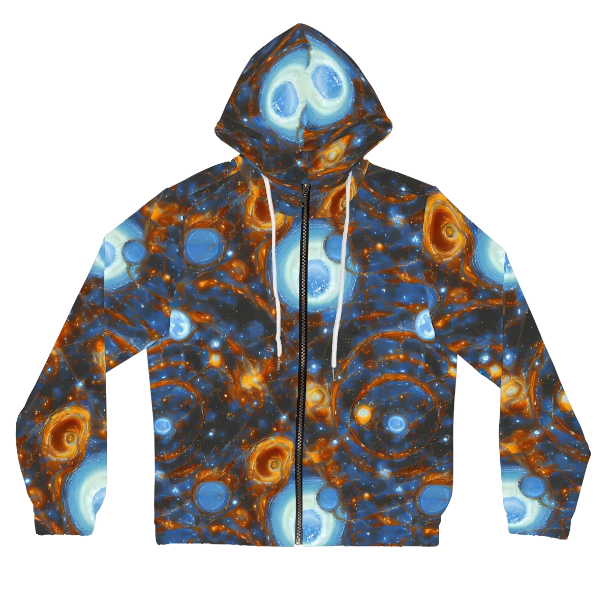 Azure Event Horizon on Women's Full-Zip Hoodie — Front