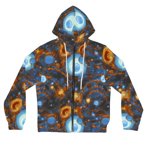 Azure Event Horizon on a Women's Full-Zip Hoodie