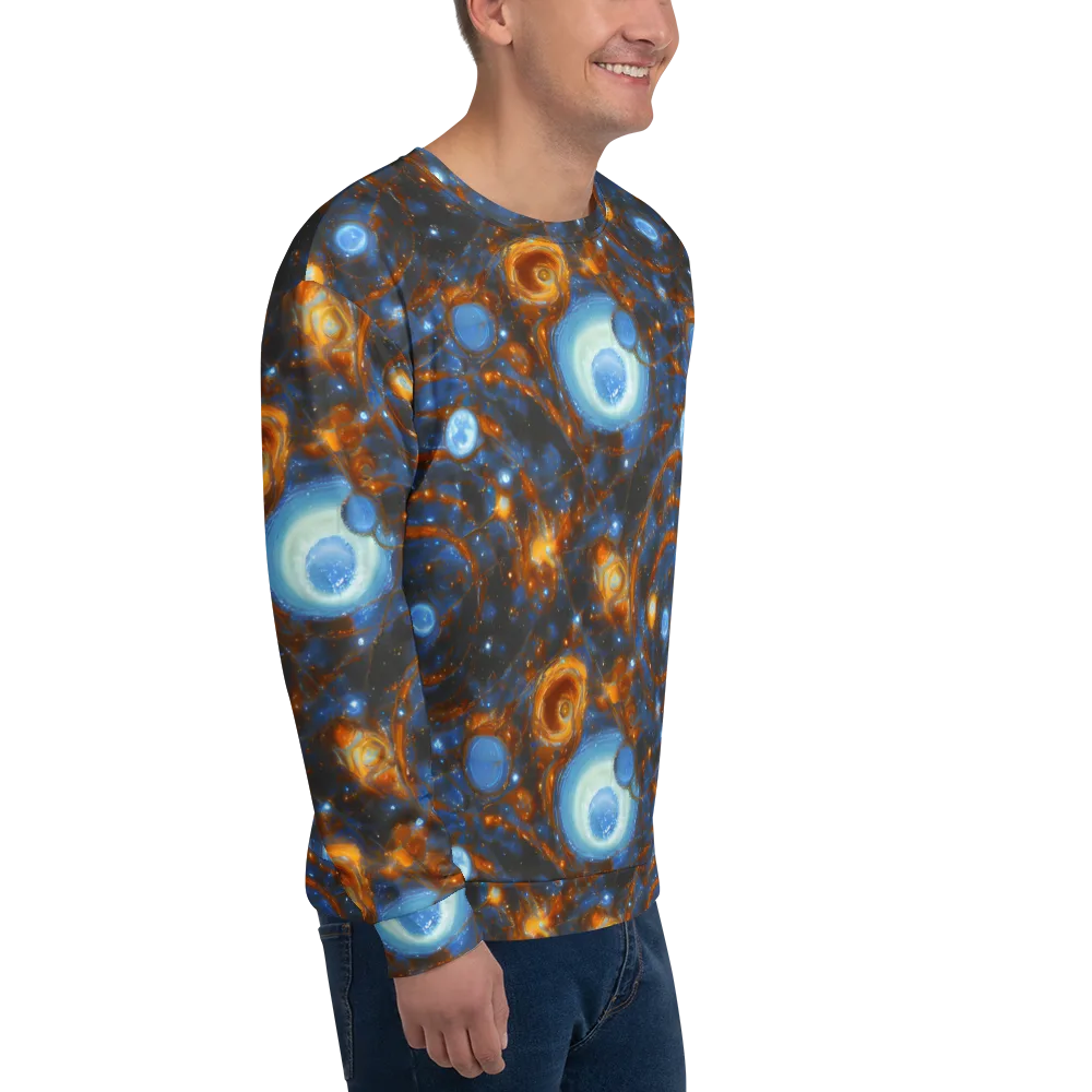 Azure Event Horizon on Sweatshirt — Right Front