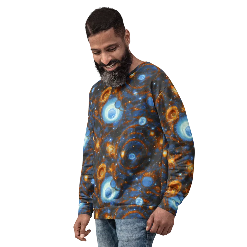 Azure Event Horizon on Sweatshirt — Left Front