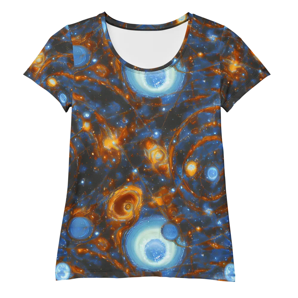 Azure Event Horizon on Women's Athletic T-Shirt — Front