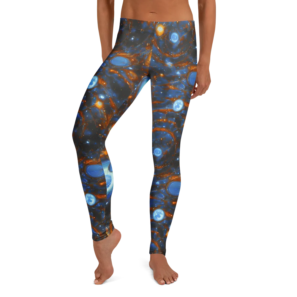 Azure Event Horizon on Leggings — Front