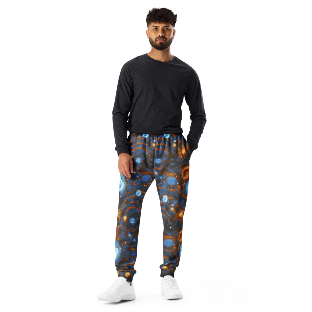 Azure Event Horizon on Men's Joggers — Front