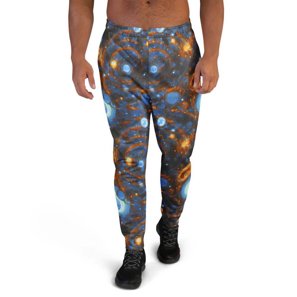 Azure Event Horizon on Men's Joggers — Front