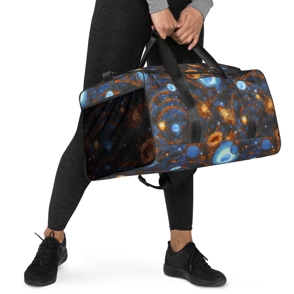 Azure Event Horizon on Duffle Bag — Right Front