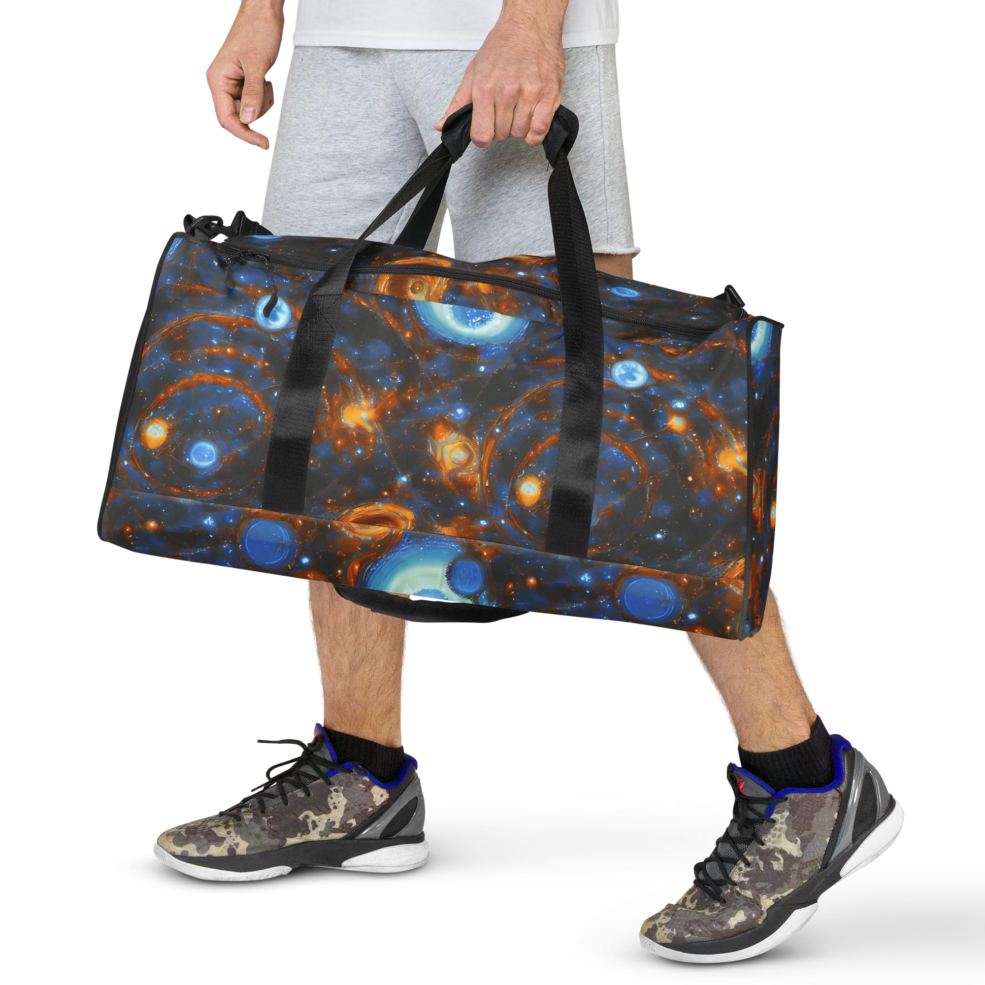 Azure Event Horizon on Duffle Bag — Front