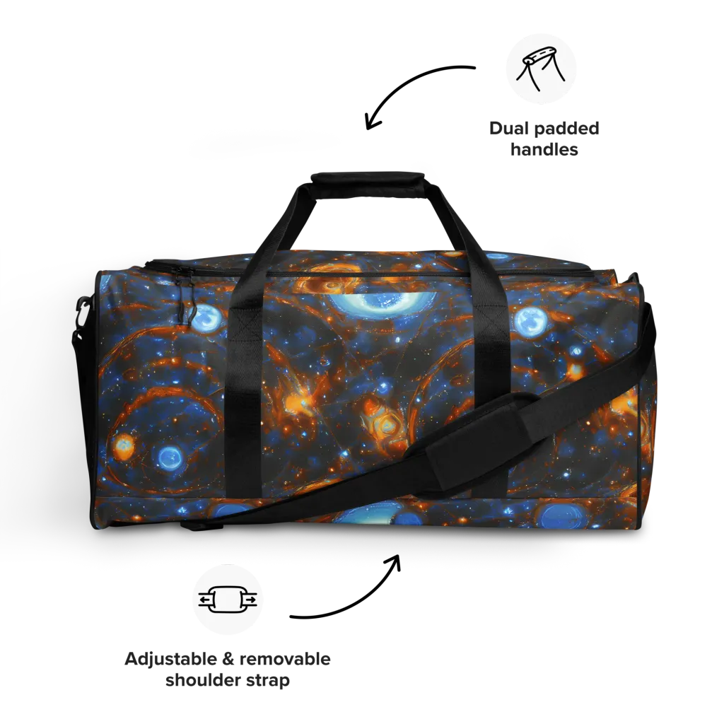 Azure Event Horizon on Duffle Bag — Front