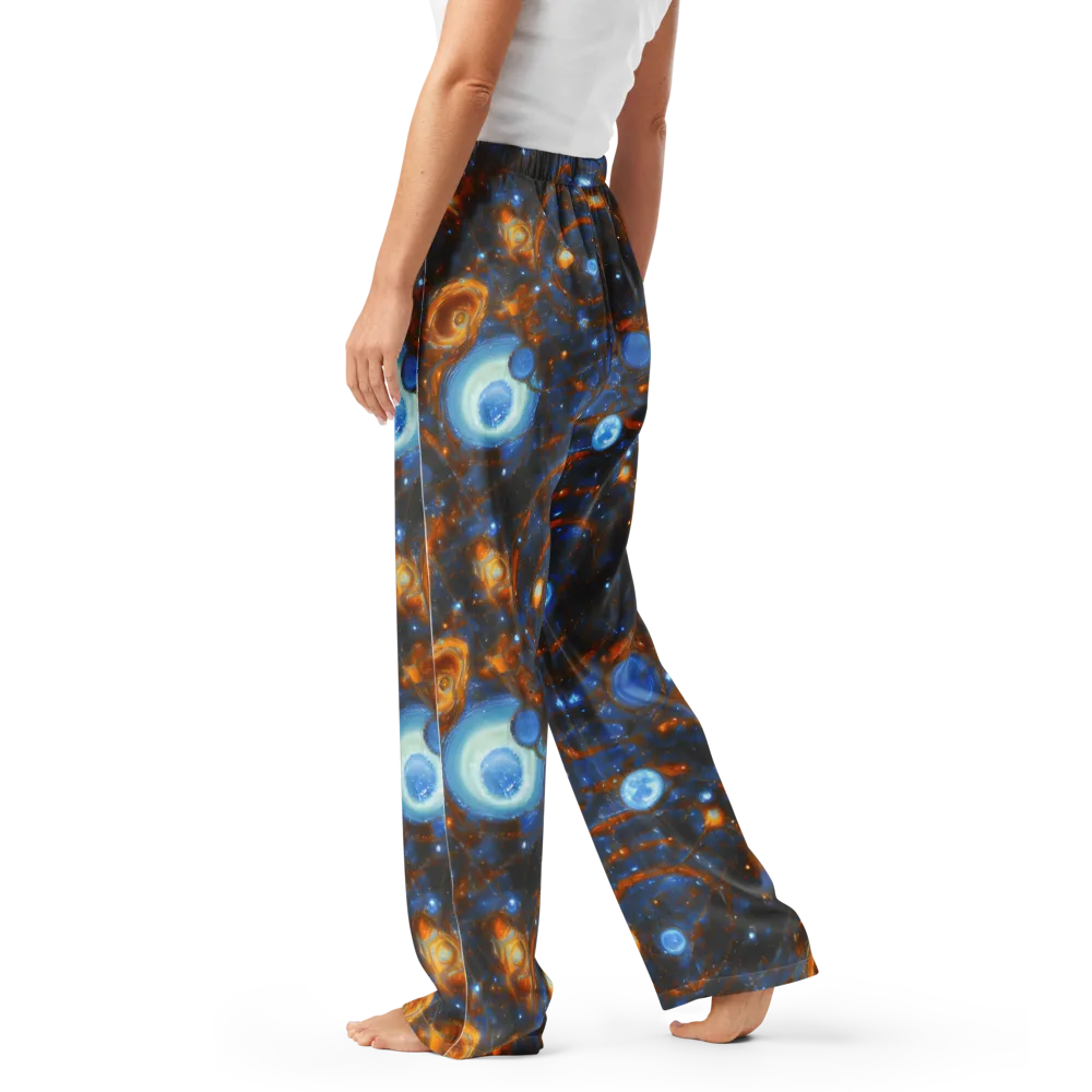 Azure Event Horizon on Women's Pajama Pants — Left