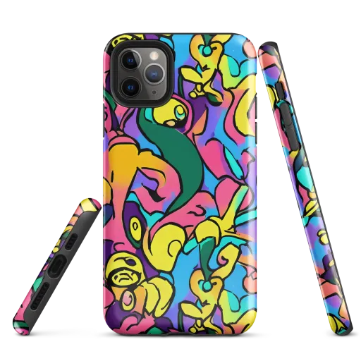 Chromatic Mischief on a Tough Case for iPhone®