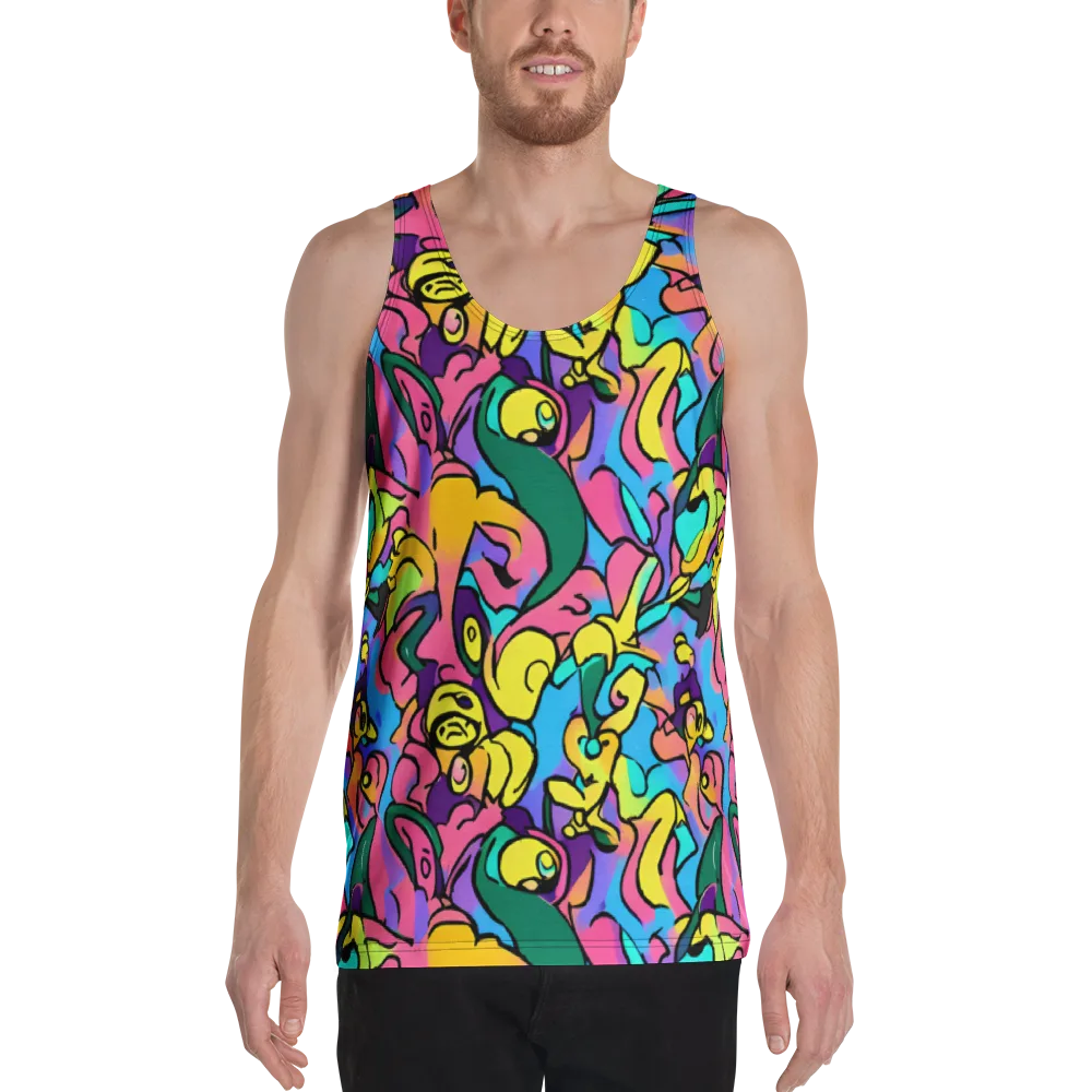 Chromatic Mischief on Men's Tank Top — Front