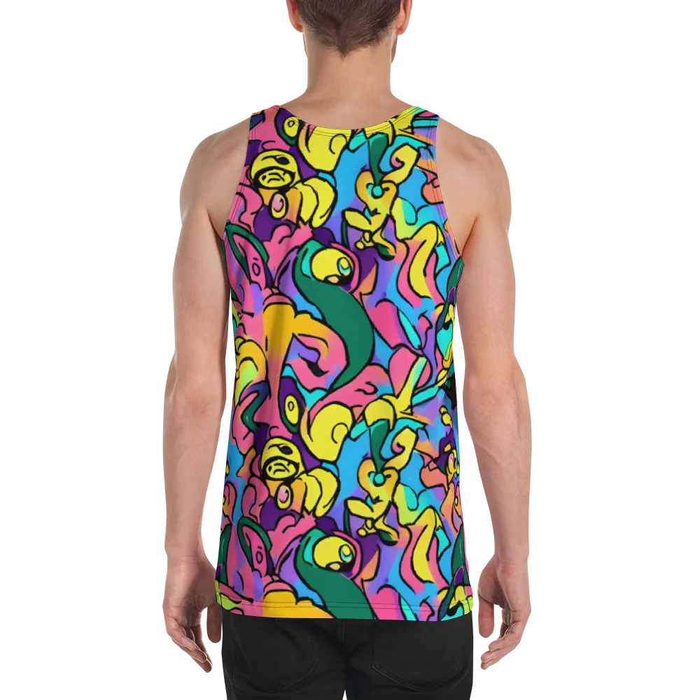 Chromatic Mischief on Men's Tank Top — Back