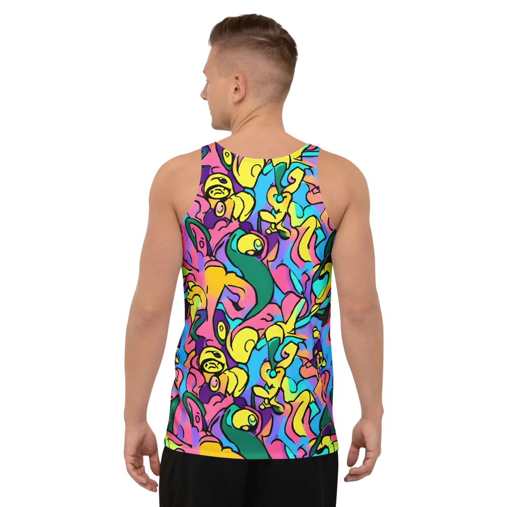 Chromatic Mischief on Men's Tank Top — Back