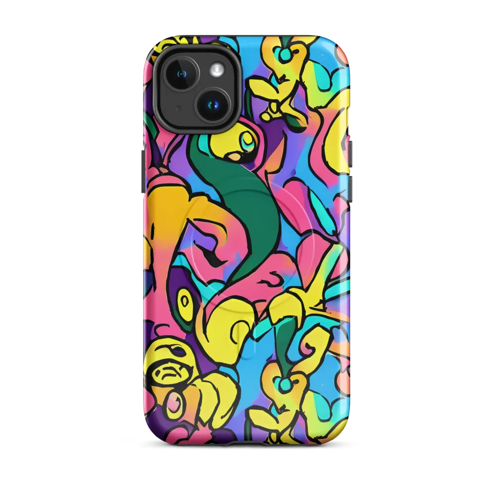Chromatic Mischief on MagSafe Tough Case for iPhone® — Front