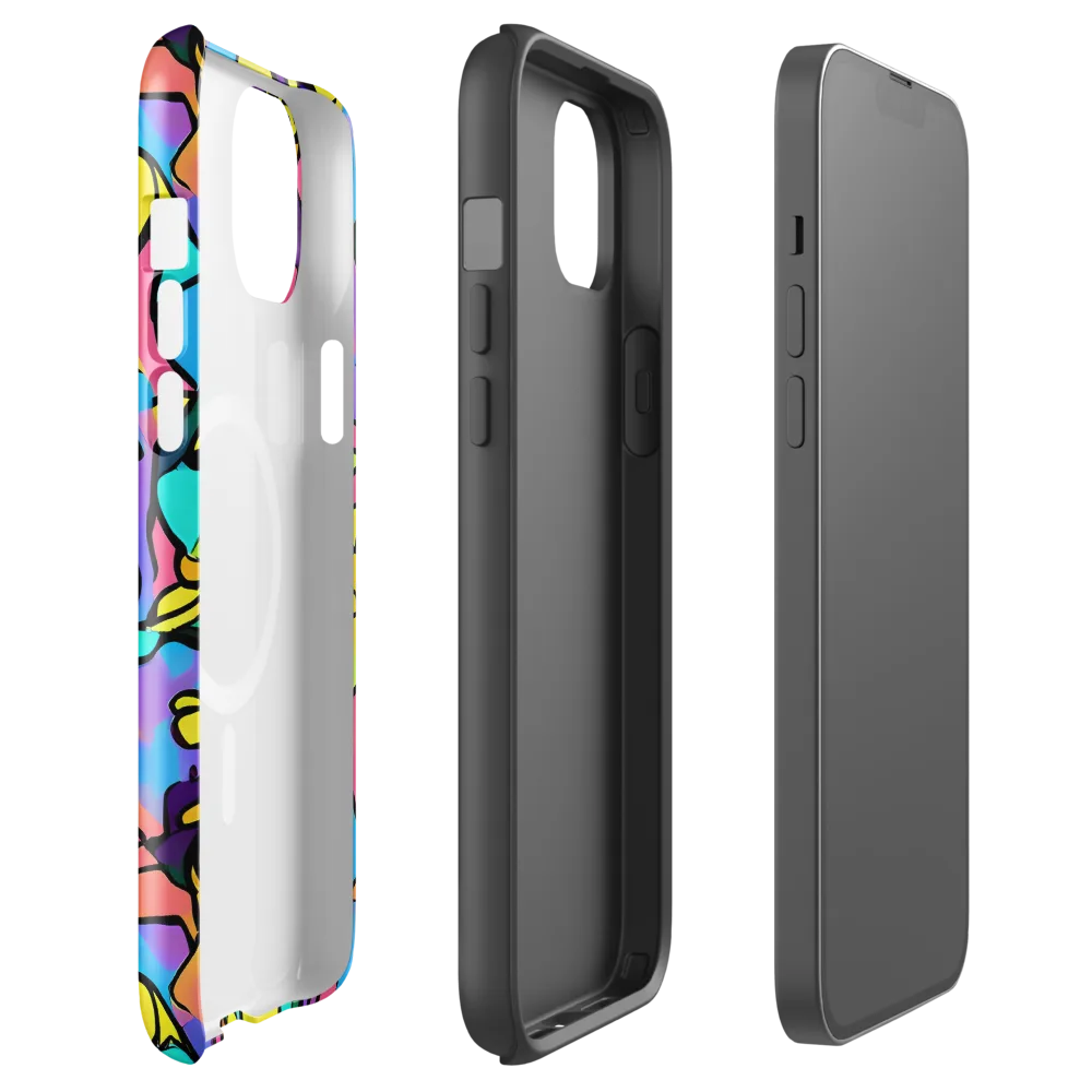 Chromatic Mischief on MagSafe Tough Case for iPhone® — Front