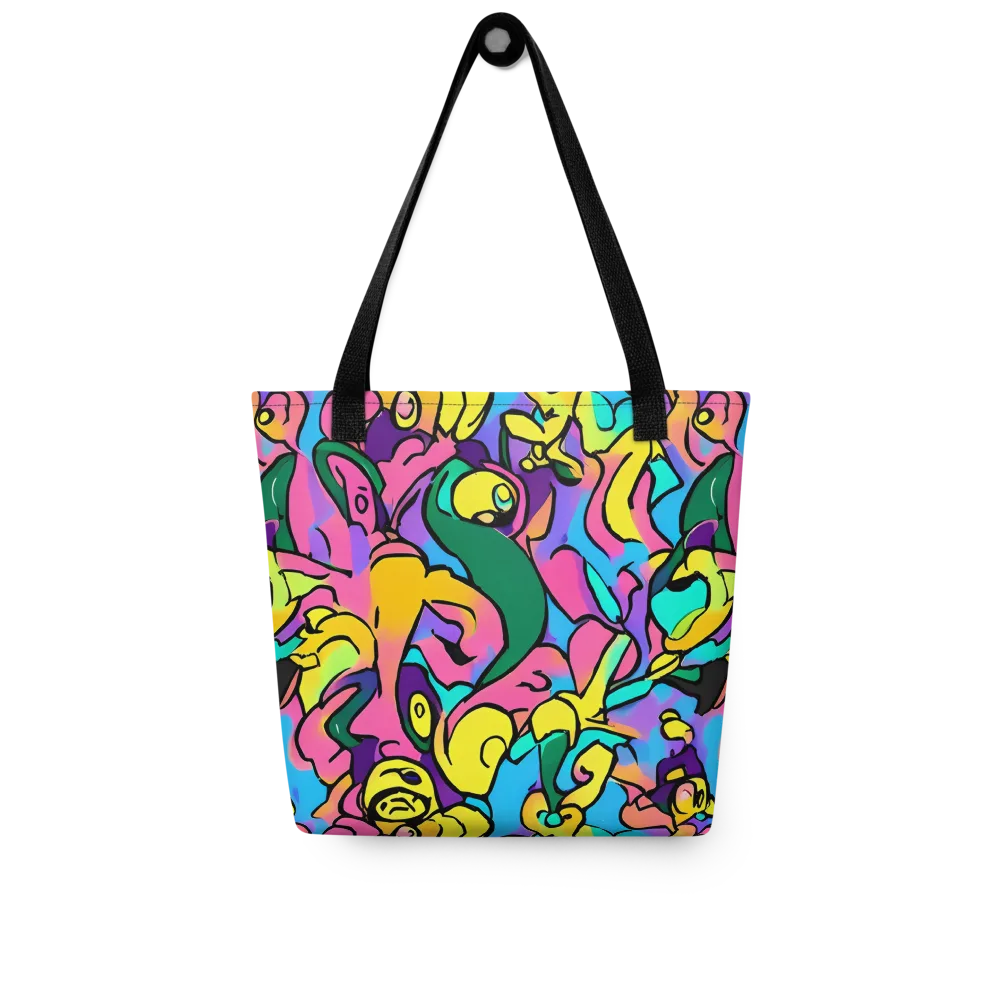 Chromatic Mischief on Tote Bag — Front