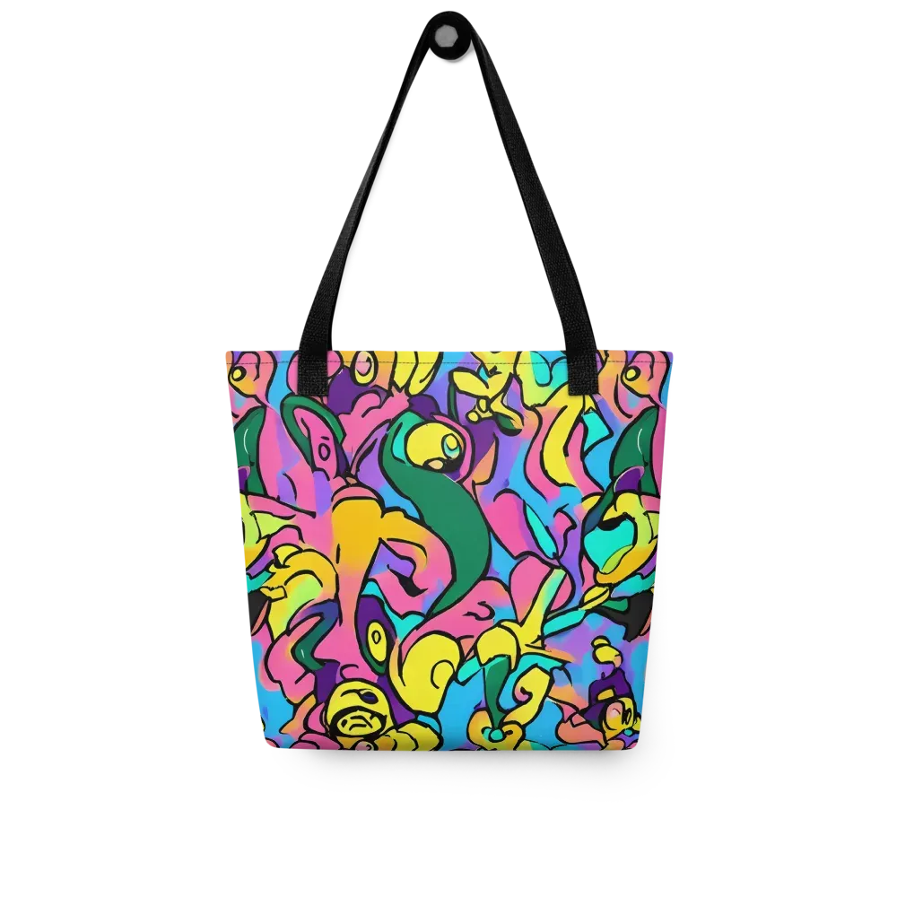 Chromatic Mischief on Tote Bag — Front