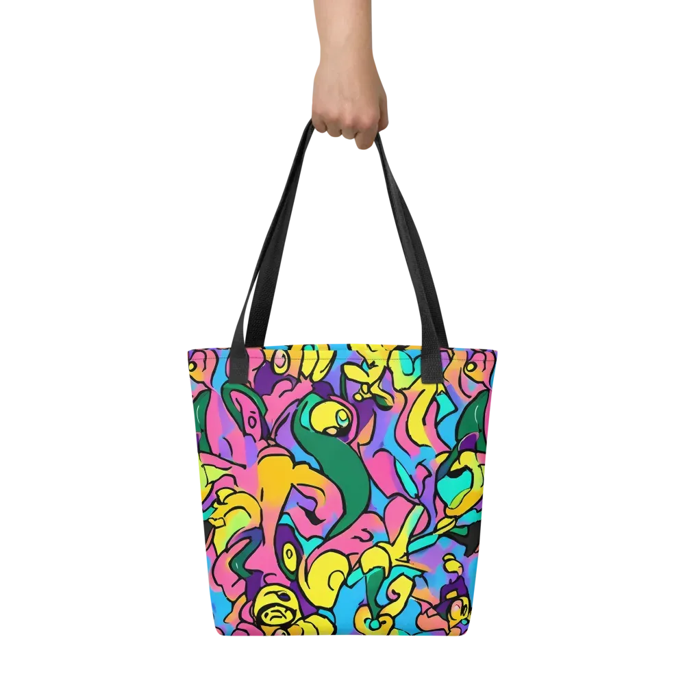 Chromatic Mischief on Tote Bag — Front