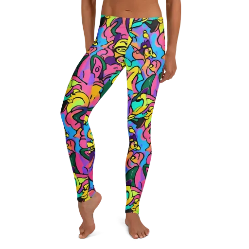 Chromatic Mischief on a Leggings