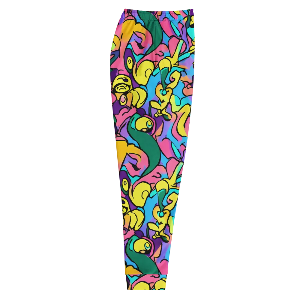 Chromatic Mischief on Men's Joggers — Right