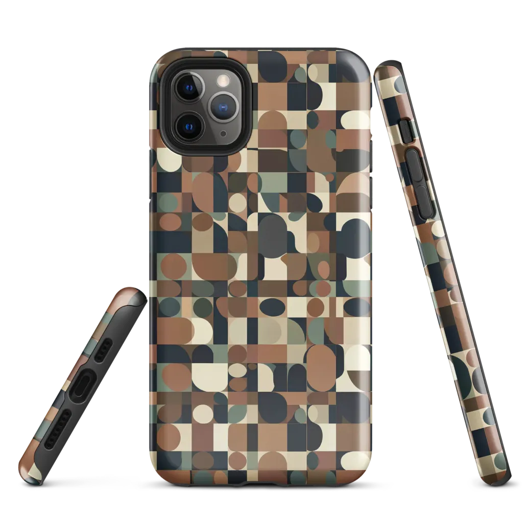 Café Geometry on Tough Case for iPhone® — Front