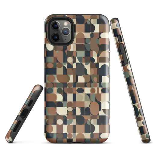 Café Geometry on a Tough Case for iPhone®