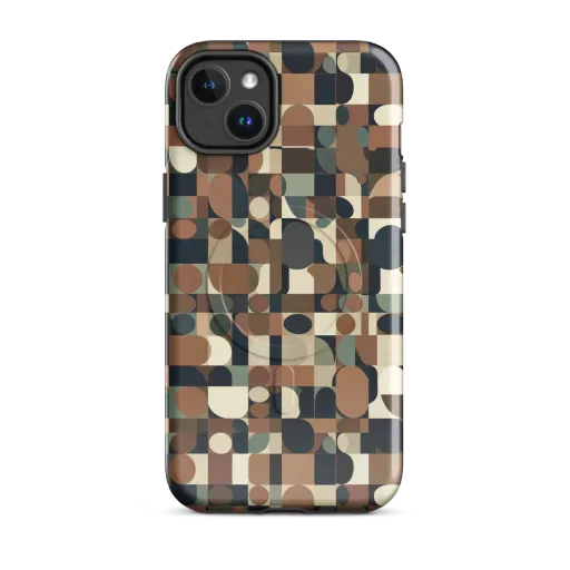 Café Geometry on a MagSafe Tough Case for iPhone®