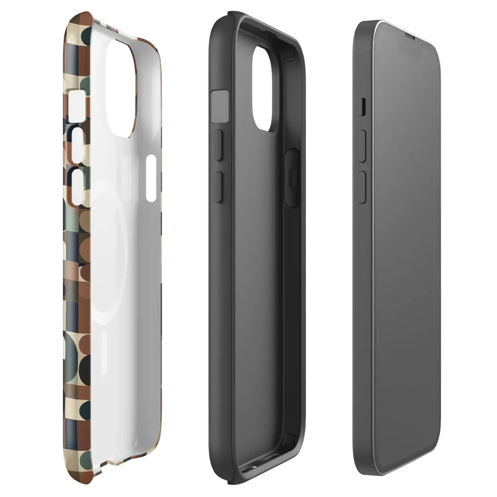 Café Geometry on MagSafe Tough Case for iPhone® — Front