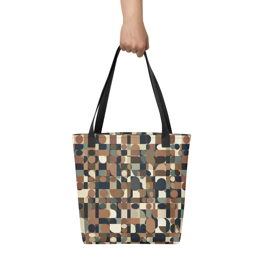 Café Geometry on Tote Bag — Front
