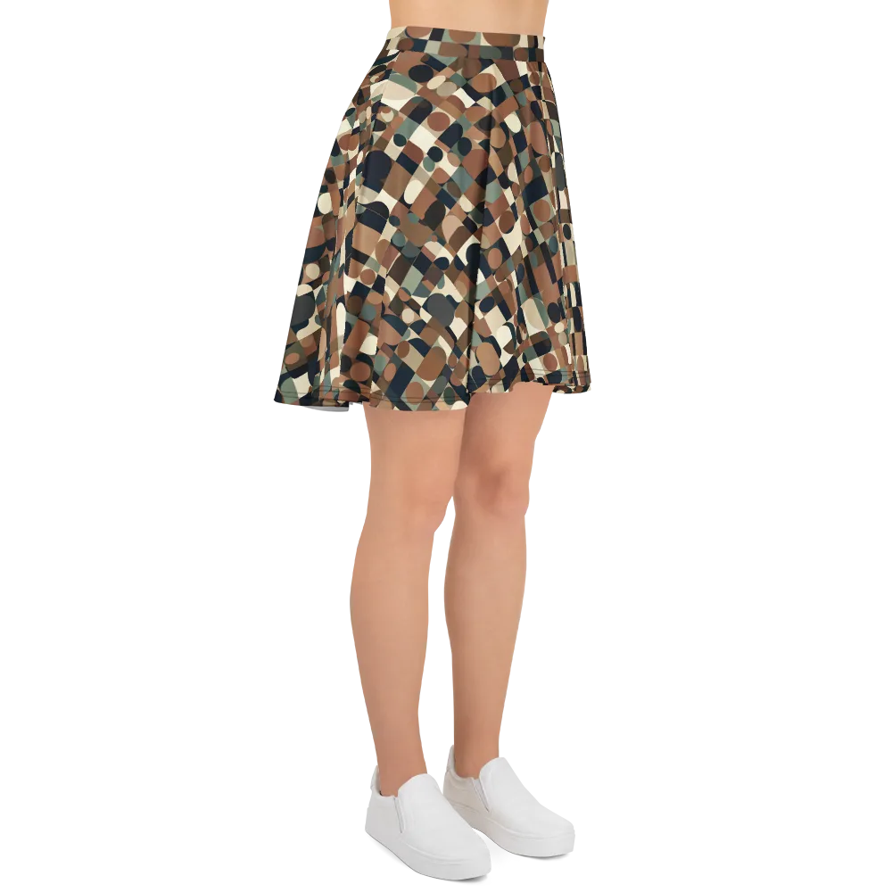 Café Geometry on Skater Skirt — Right