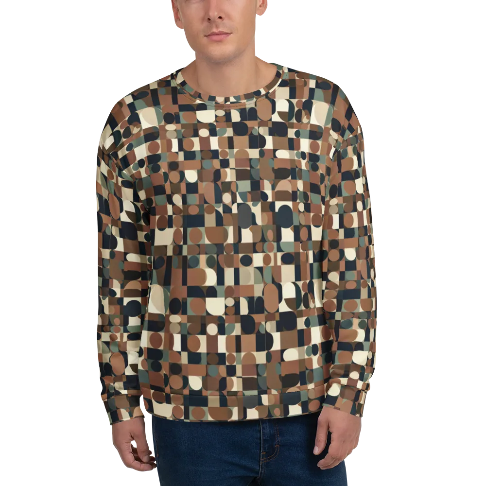 Café Geometry on Sweatshirt — Front
