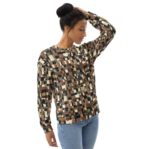 Café Geometry on a Sweatshirt