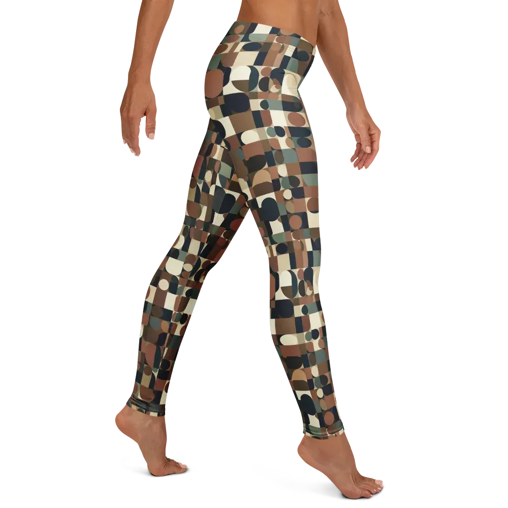 Café Geometry on Leggings — Right