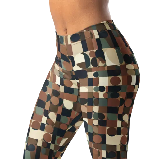 Café Geometry on a Leggings
