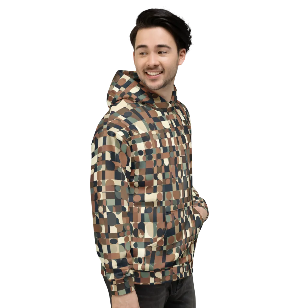 Café Geometry on Hoodie — Right
