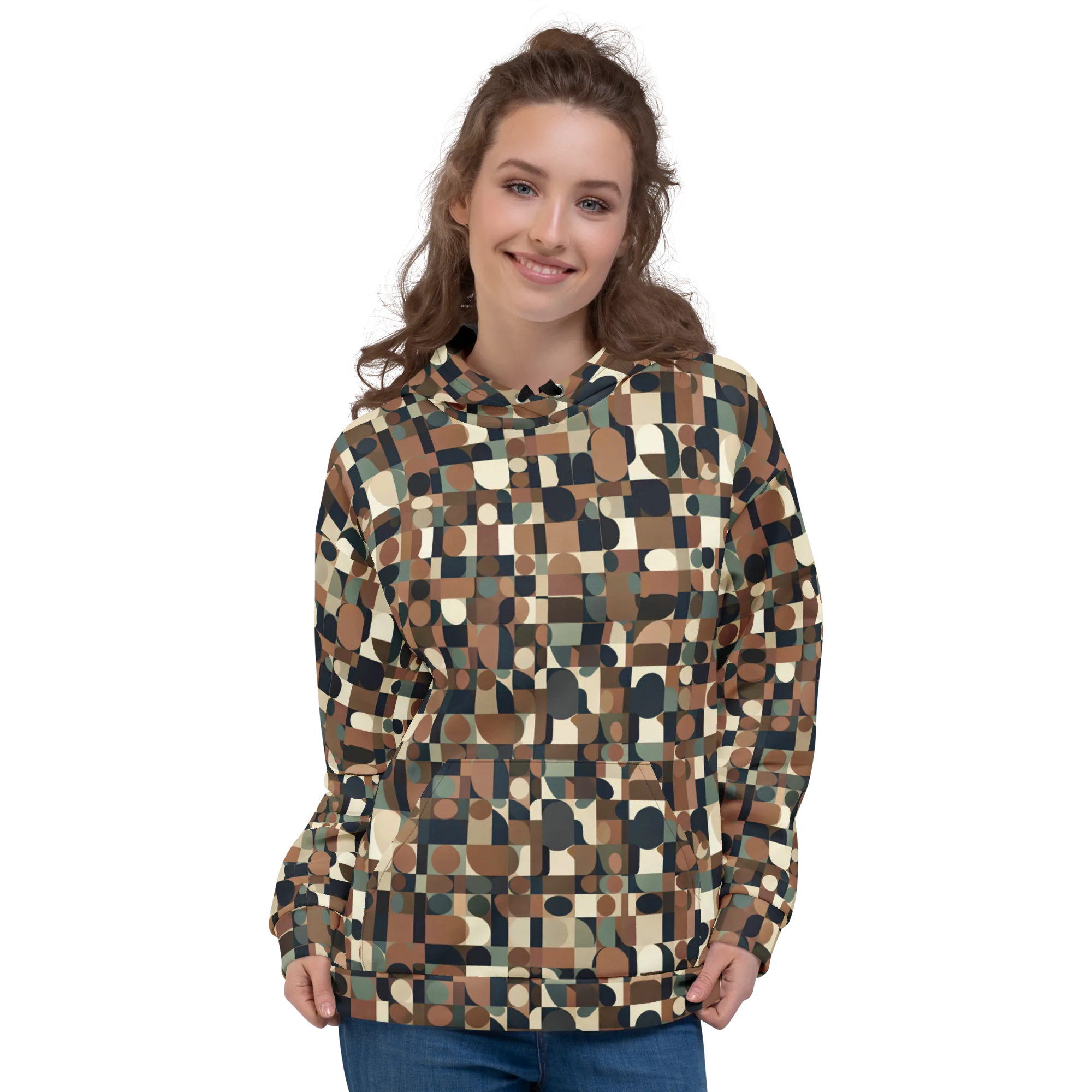 Café Geometry on Hoodie — Front