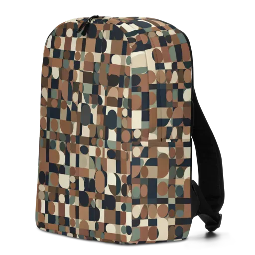 Café Geometry on a Minimalist Backpack