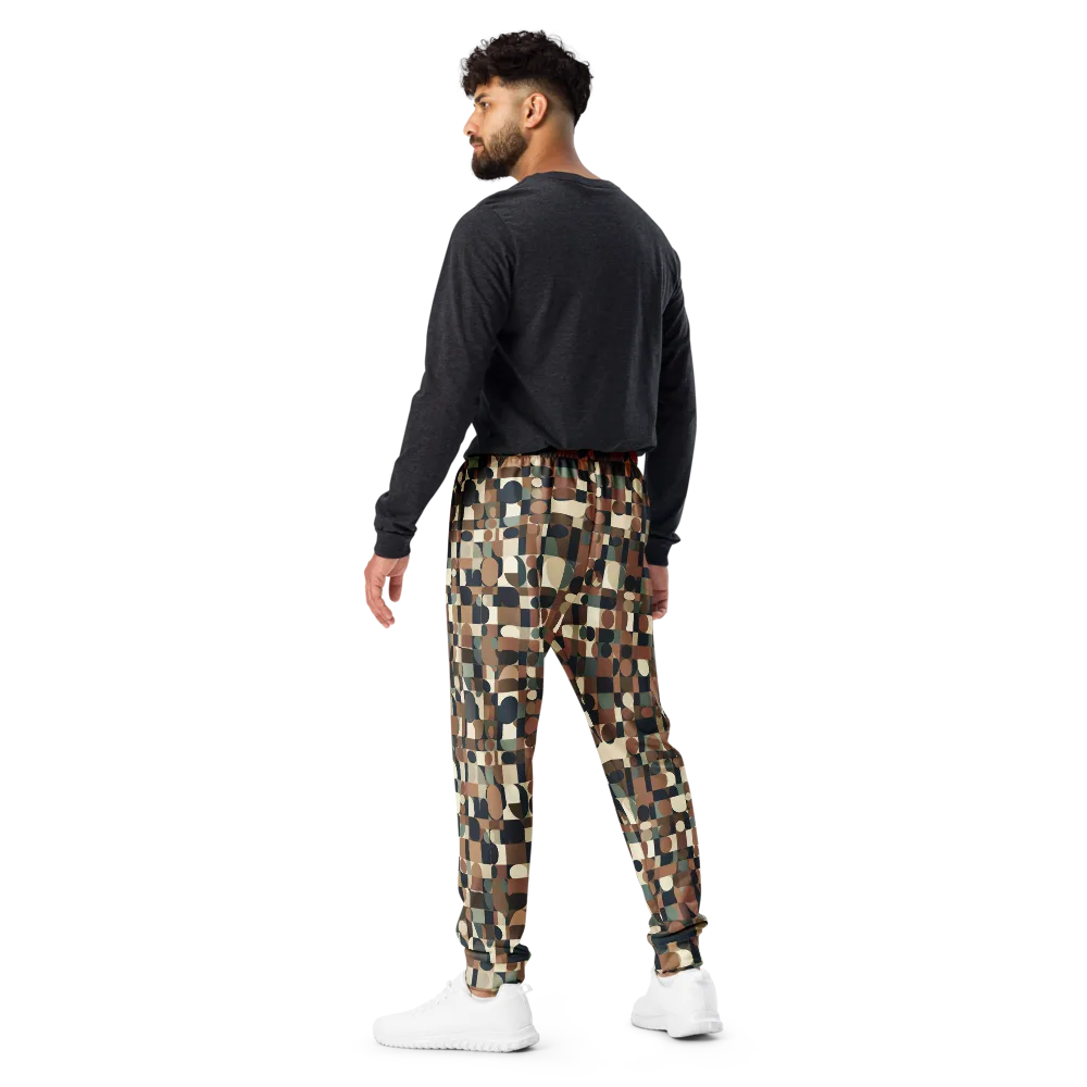 Café Geometry on Men's Joggers — Back